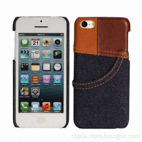 Slim Jeans Hard Mobile Cases for iPhone 5C, Different Colors Available